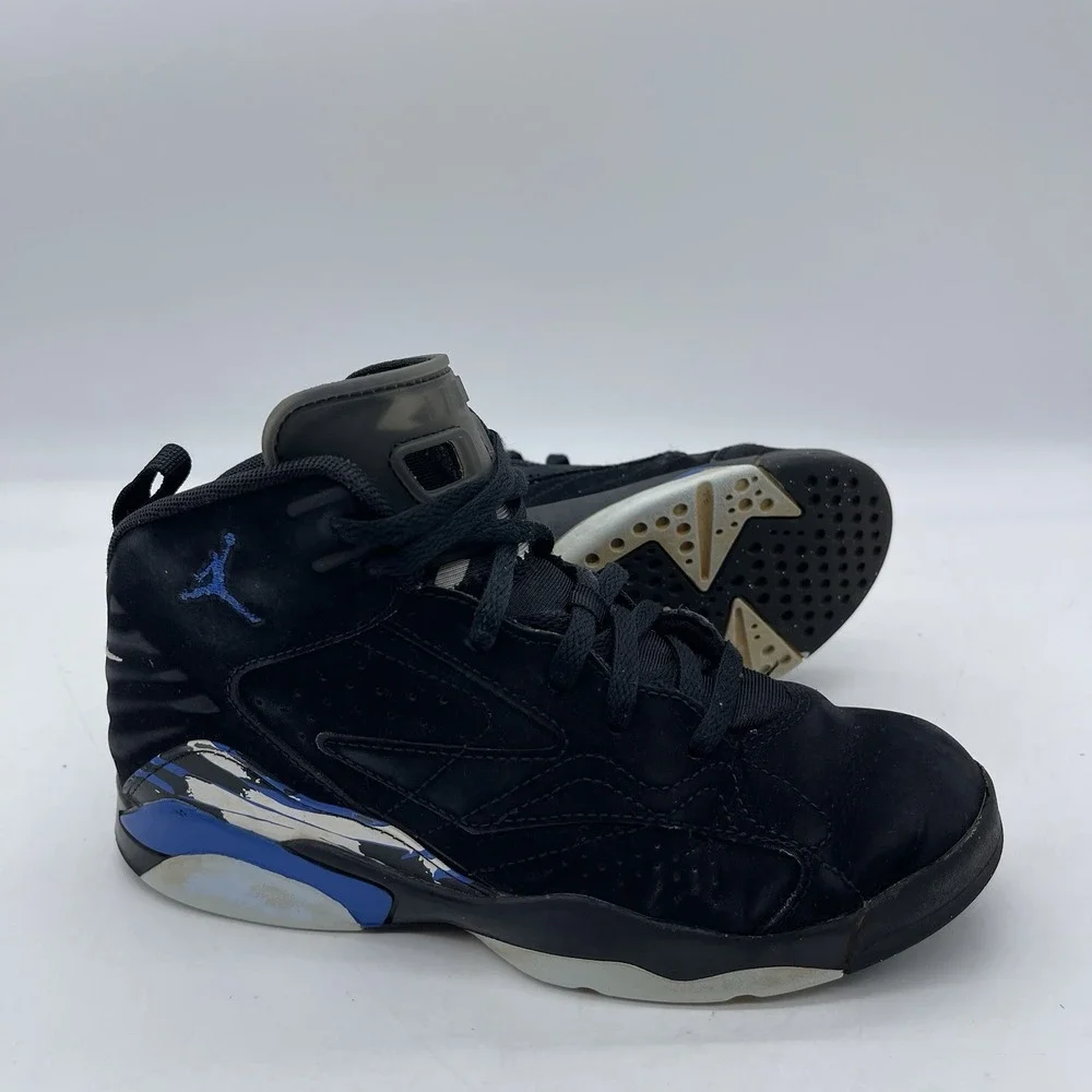 Nike DZ5578-041 Air Jordan Jumpman MVP Youth Size 3Y Basketball Shoes Black/Blue